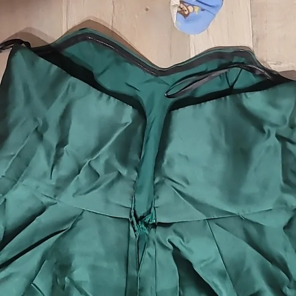 Alfred Sung Strapless Satin Dress w/ Pockets NWT Size 18 READ ENTIRE POST - Picture 5 of 5